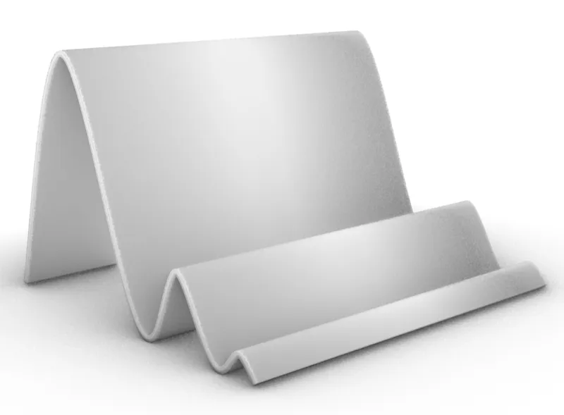 Minimalistic wavy stand