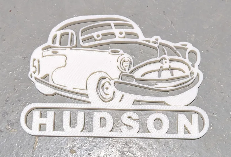 Hudson Hornet Wall Sign