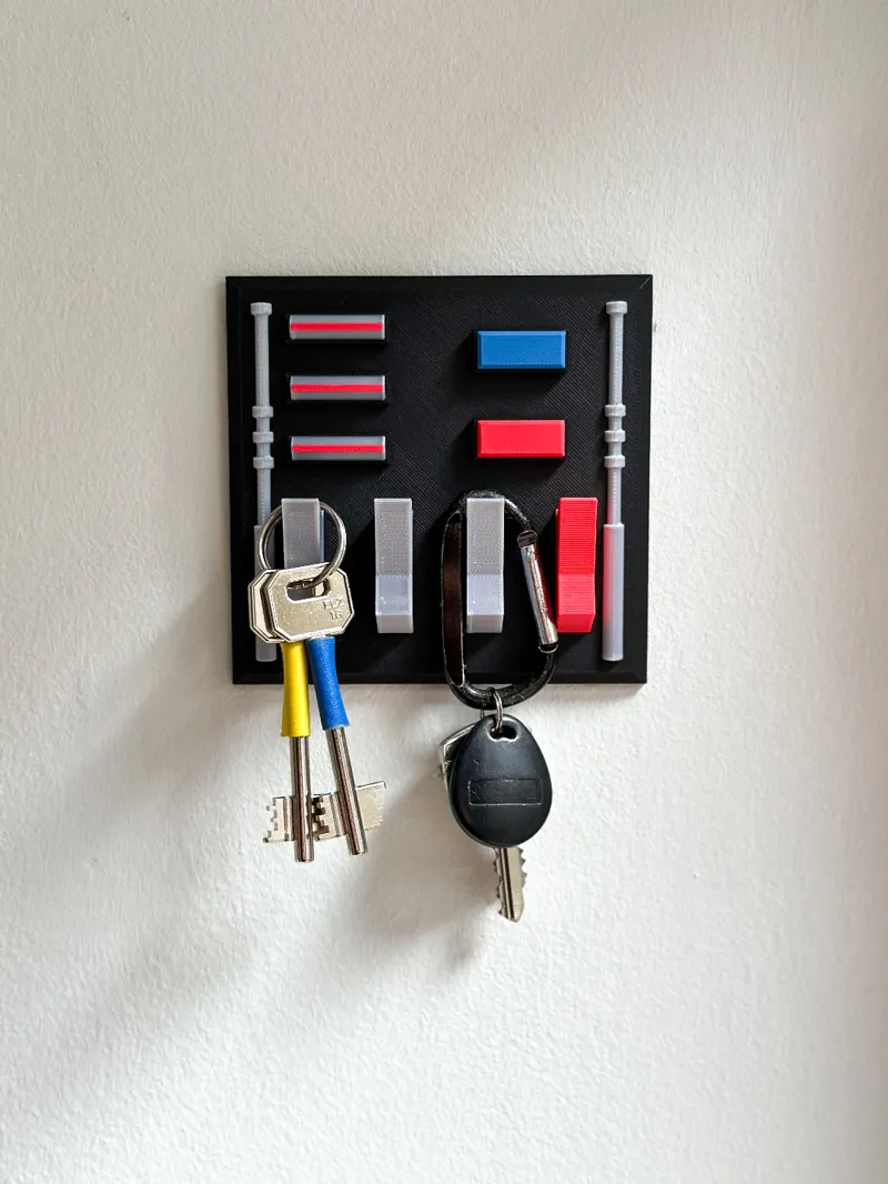 Dath Vader inspired key hanger/holder