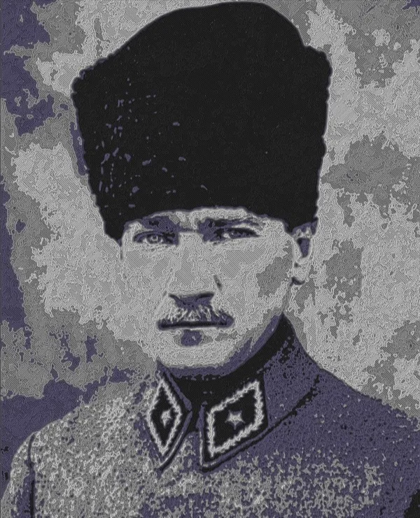Besonderes Design: Atatürk-Porträtfigur, dekoratives Geschenk, Sammlerornament