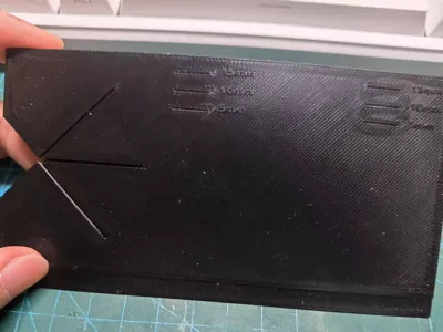 Film scraper 90°