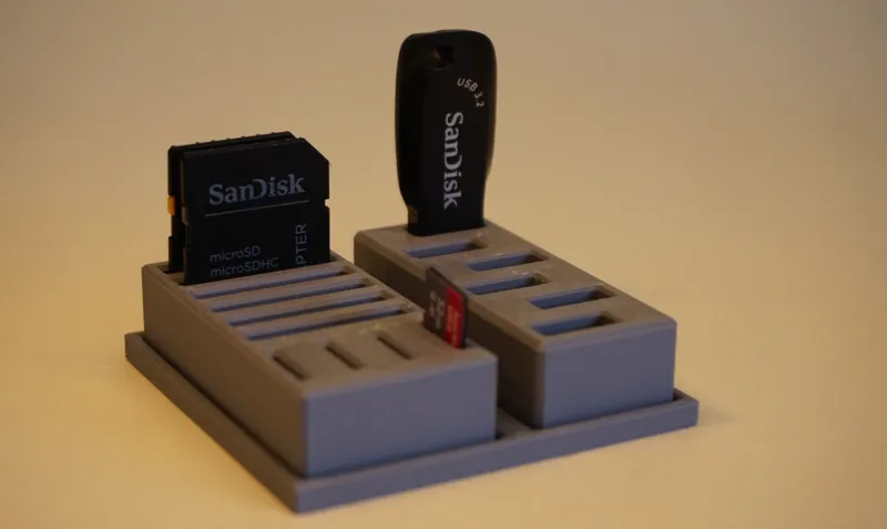 SD Card and USB Stick Holder