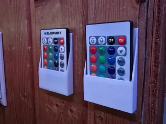 LED strip remote holder