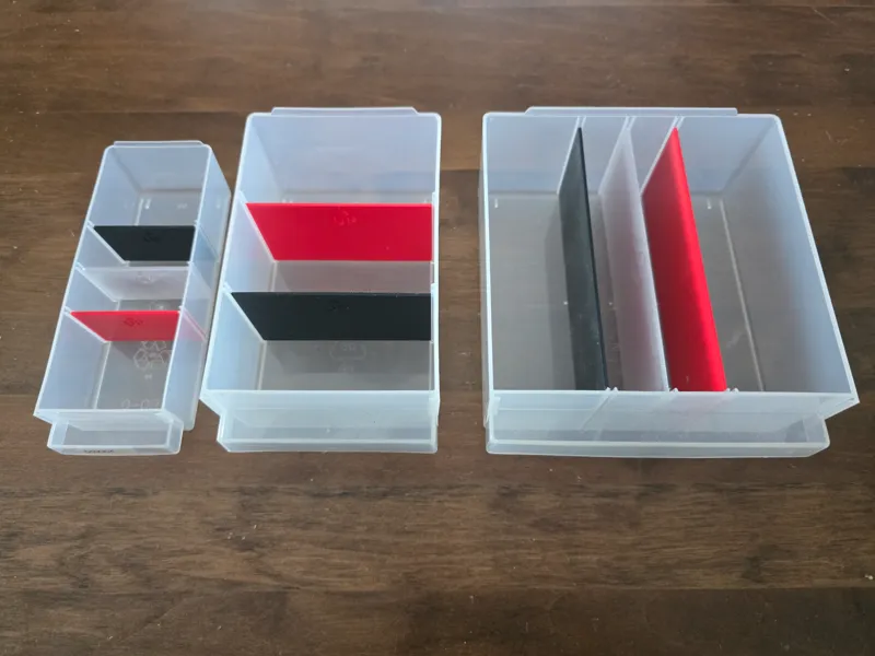 Biltema 20-627 and 20-629 Compartment Box Dividers