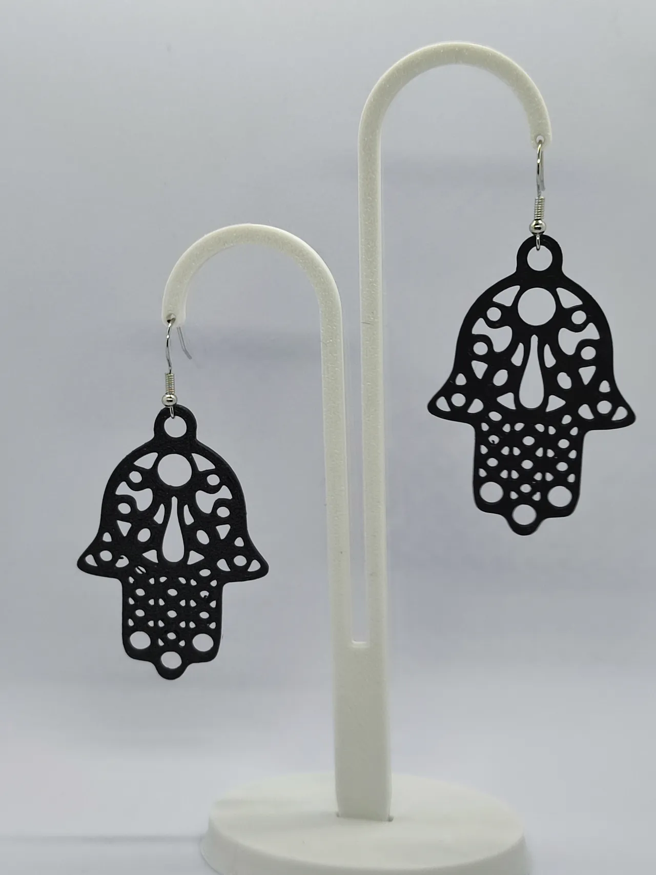 Pendientes mano de Fatima o Hamsa view 3