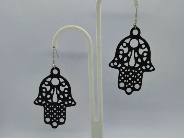 Pendientes mano de Fatima o Hamsa