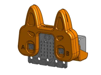 Microbit Modular Case with Battery Mount
