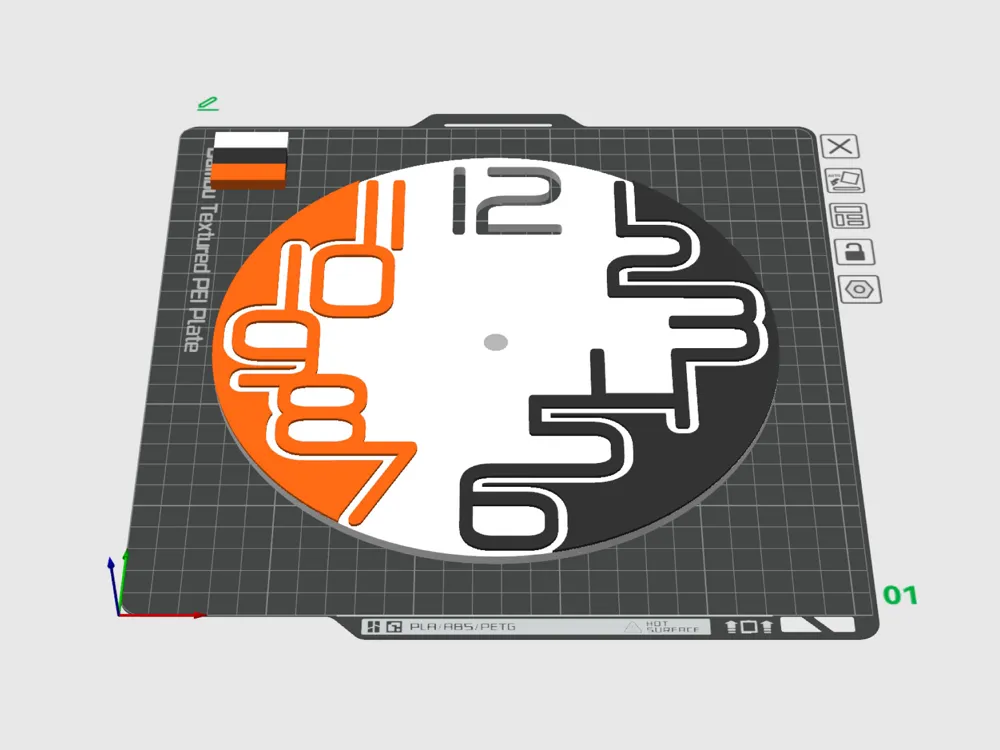 Modern Minimalist Wall Clock - Free 3D Print Model - MakerWorld