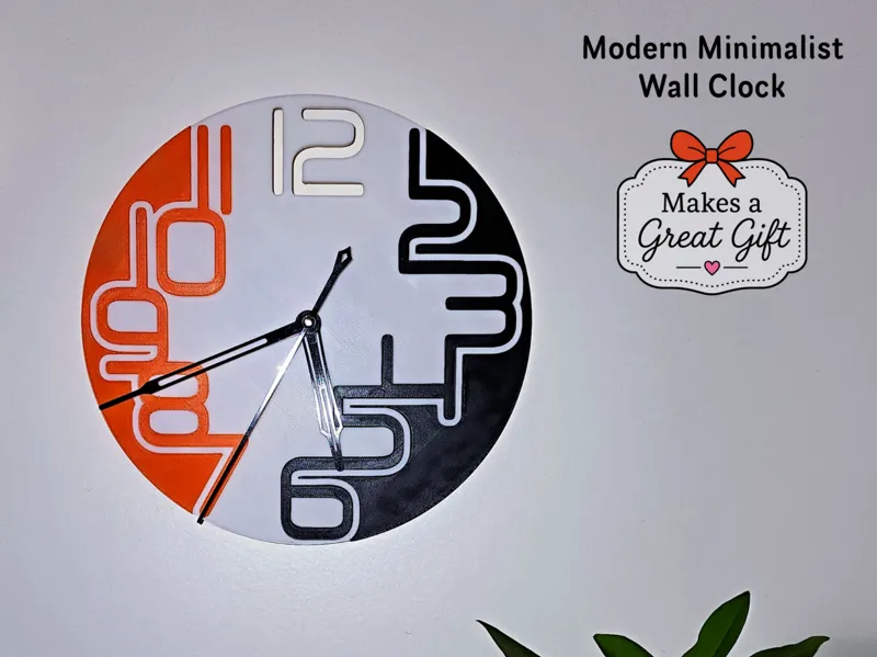 Modern Minimalist Wall Clock