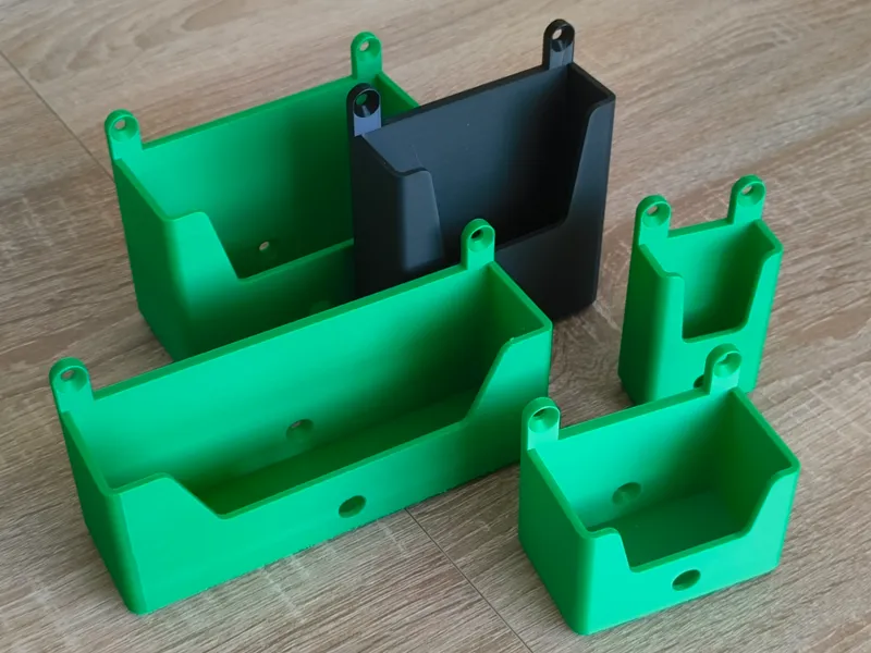 parametric customizable wall holder container