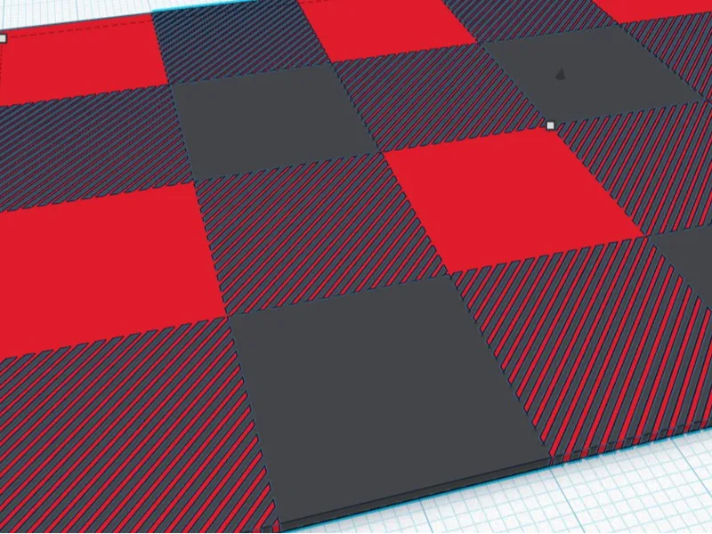 MacGregor Black & Red (Rob Roy) Tartan Pattern