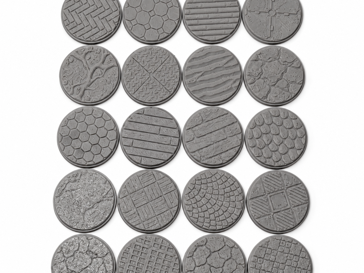 20 base bundle - 25mm - 1