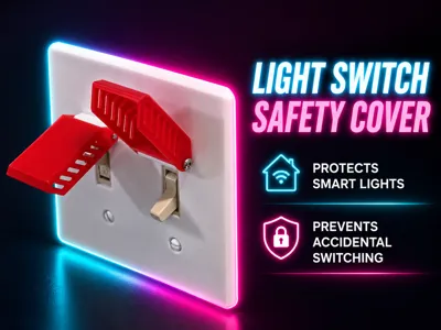 Light Switch Safety Cover (2 gang)