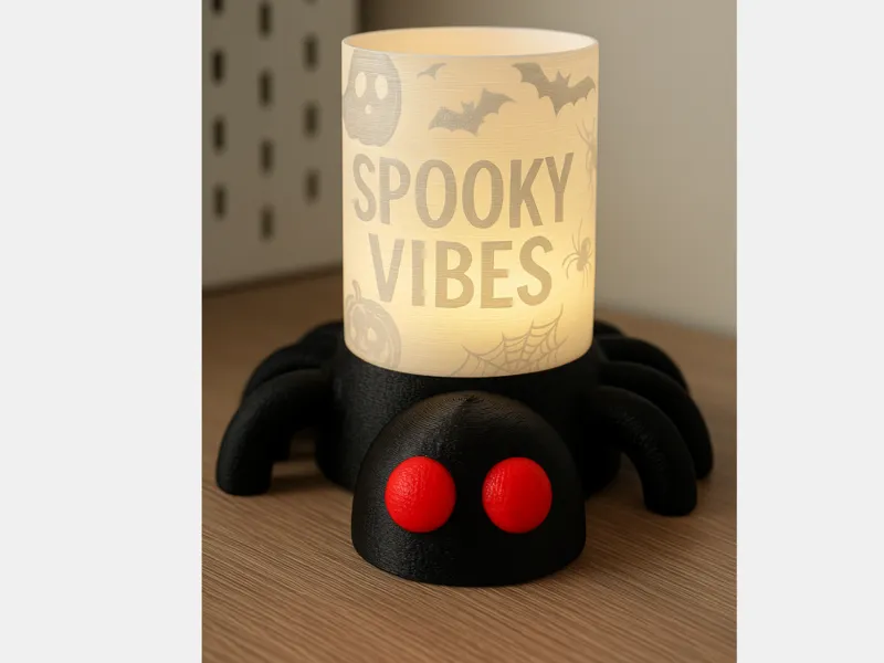 Halloween Spider Candle Holder (LED)