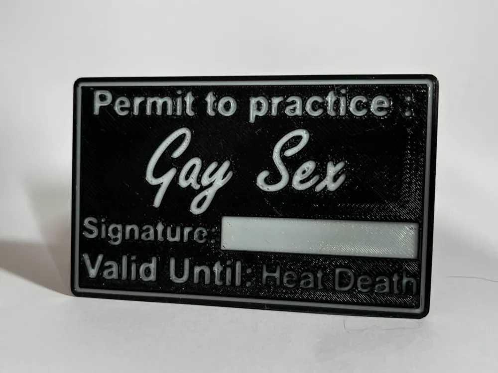 Gay Card by BenGerman MakerWorld: Download Free 3D Models