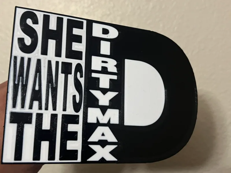 Dirty Max (Dura Max) D Hitch Cover