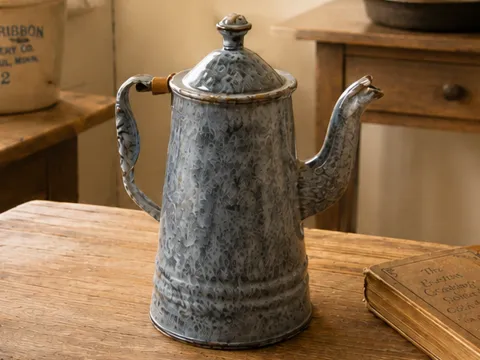 Maceta decorativa: Mini Gooseneck Graniteware Coffee Pot — referencia de MakerWorld