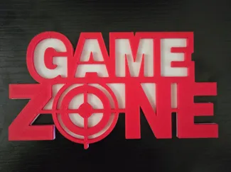 GAME ZONE Gamer Sign|Gaming Room Decor