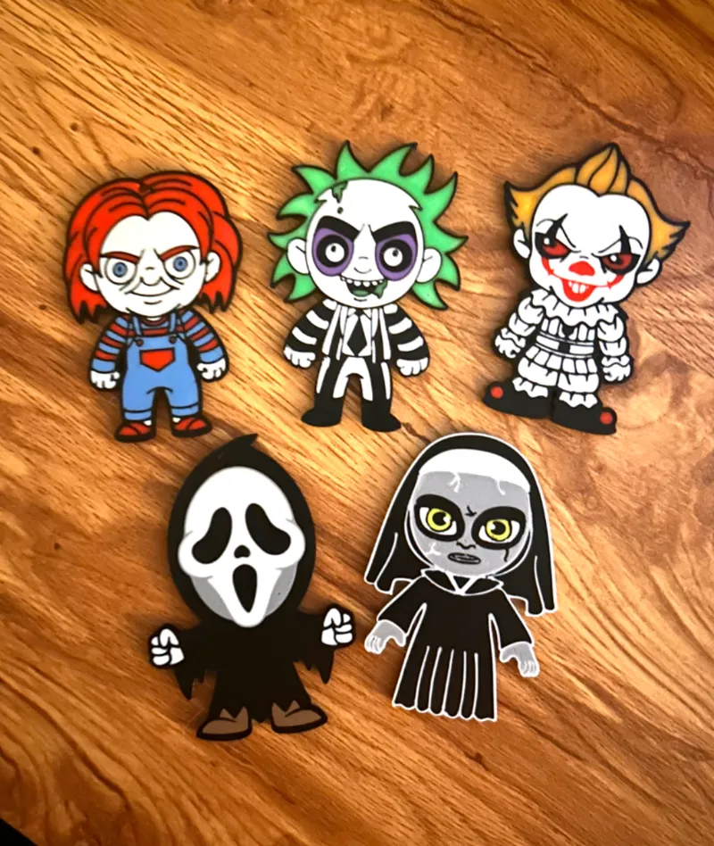 Mini Horror Magnet / Keychain