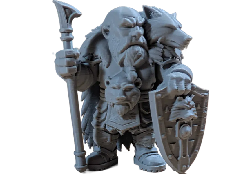 DnD Dwarf Male Chieftain Warrior 