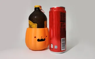 Halloween Pumpkin Coaster / Pen Stand