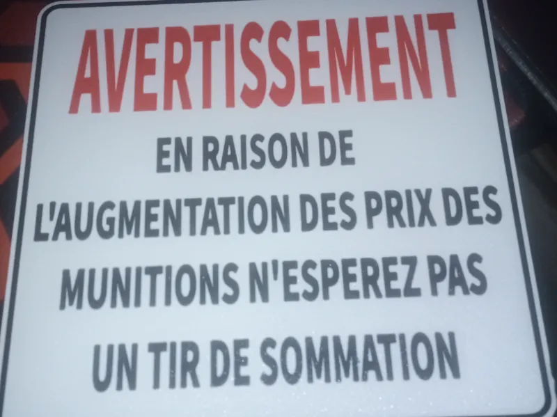 Avertissement pas de sommation