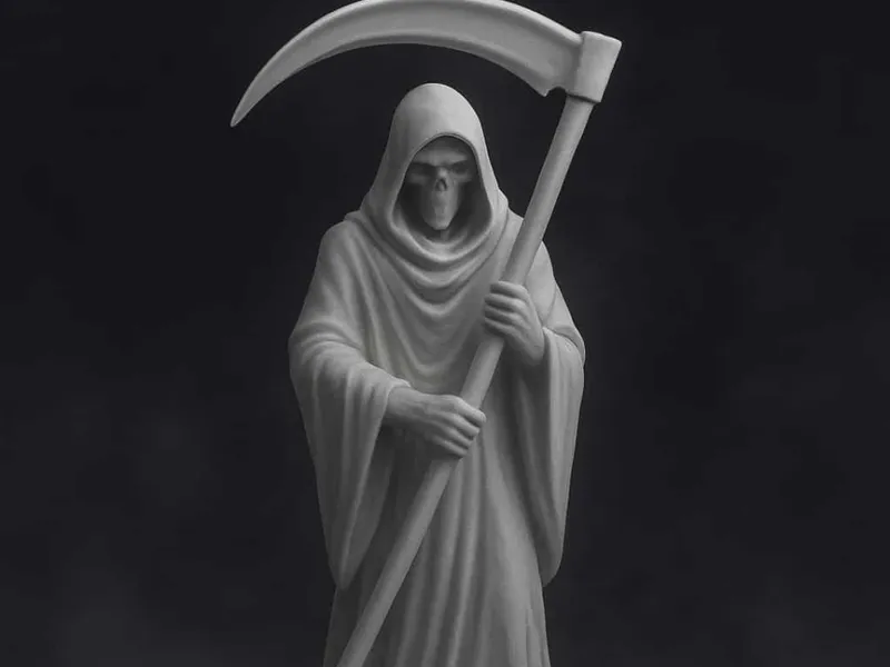 the type with a scythe 
