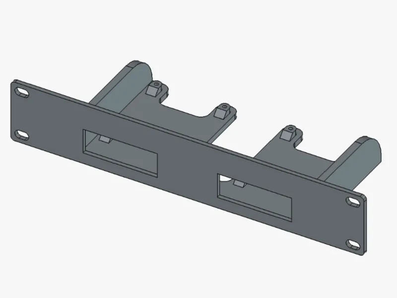 Dual Raspberry Pi 10-inch Rack Mount