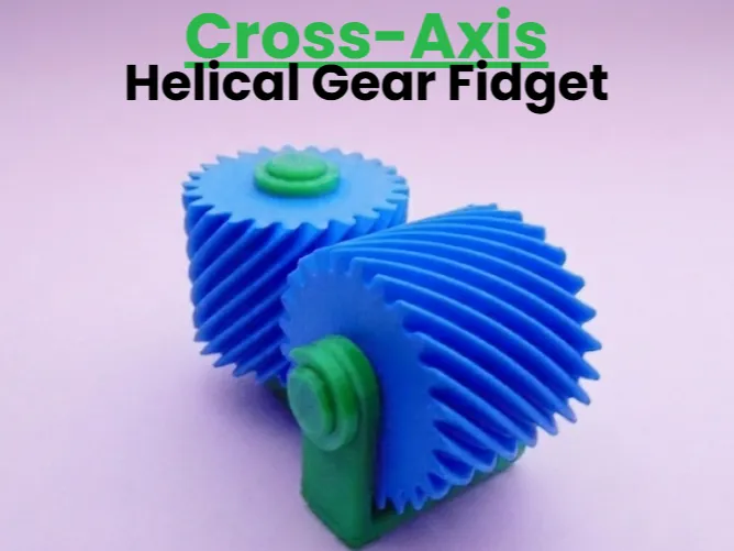 Cross Axis Helical Fidget