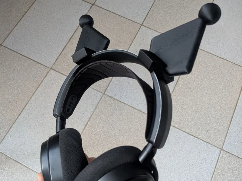 Kuromi Ears for SteelSeries Headsets