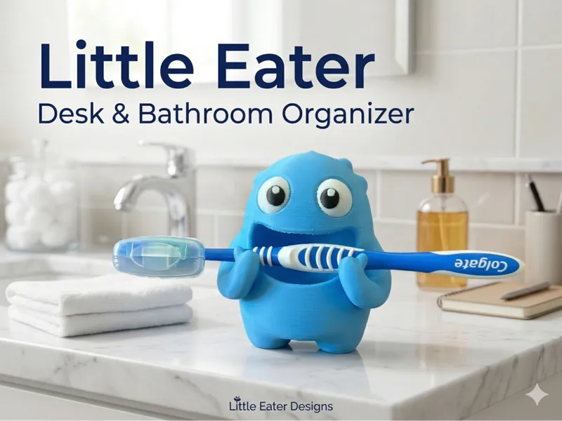 Little Eater: Desk & Bathroom Organizer