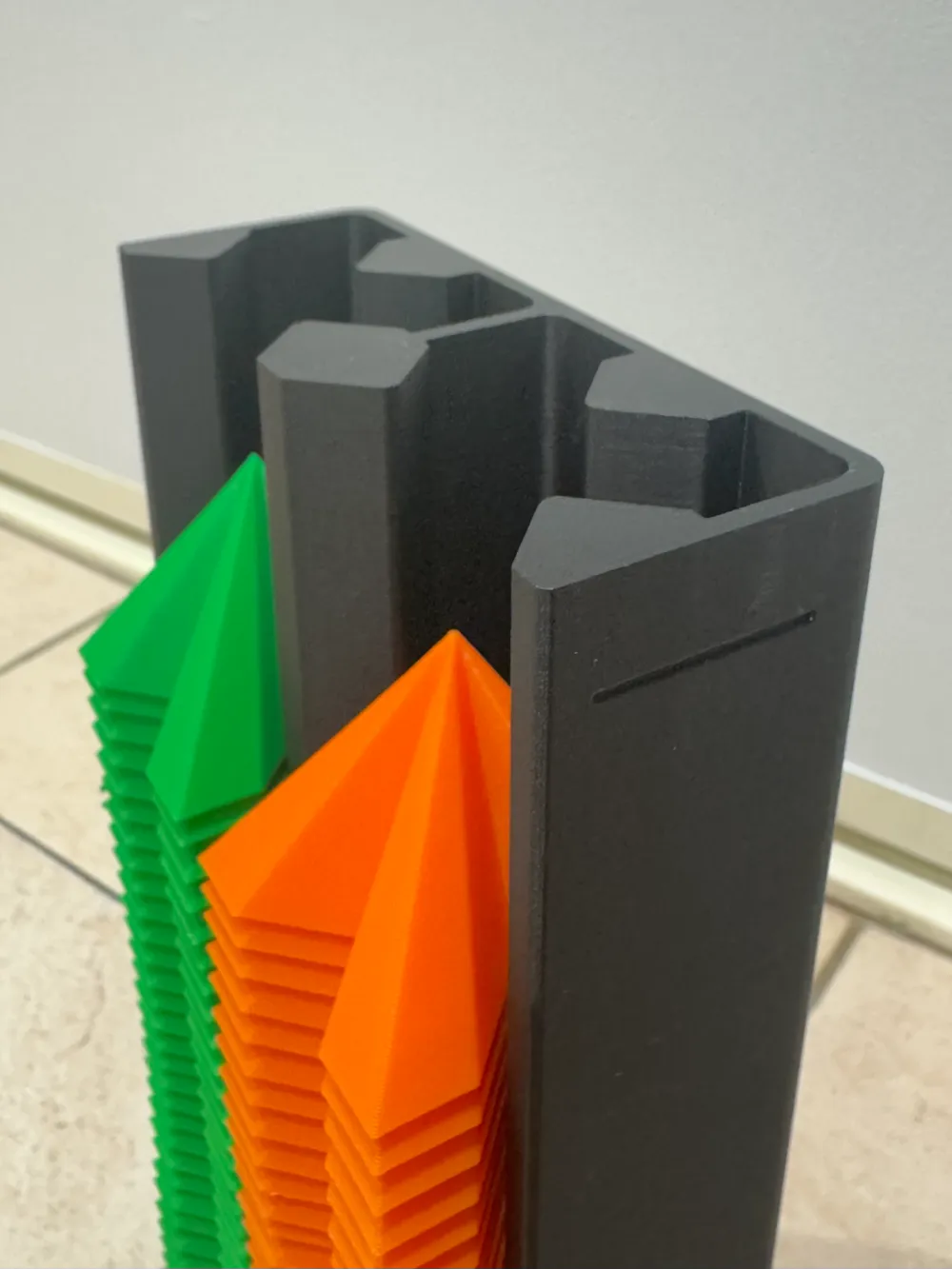 Pyramid Spacer Storage Rack - Free 3D Print Model - MakerWorld