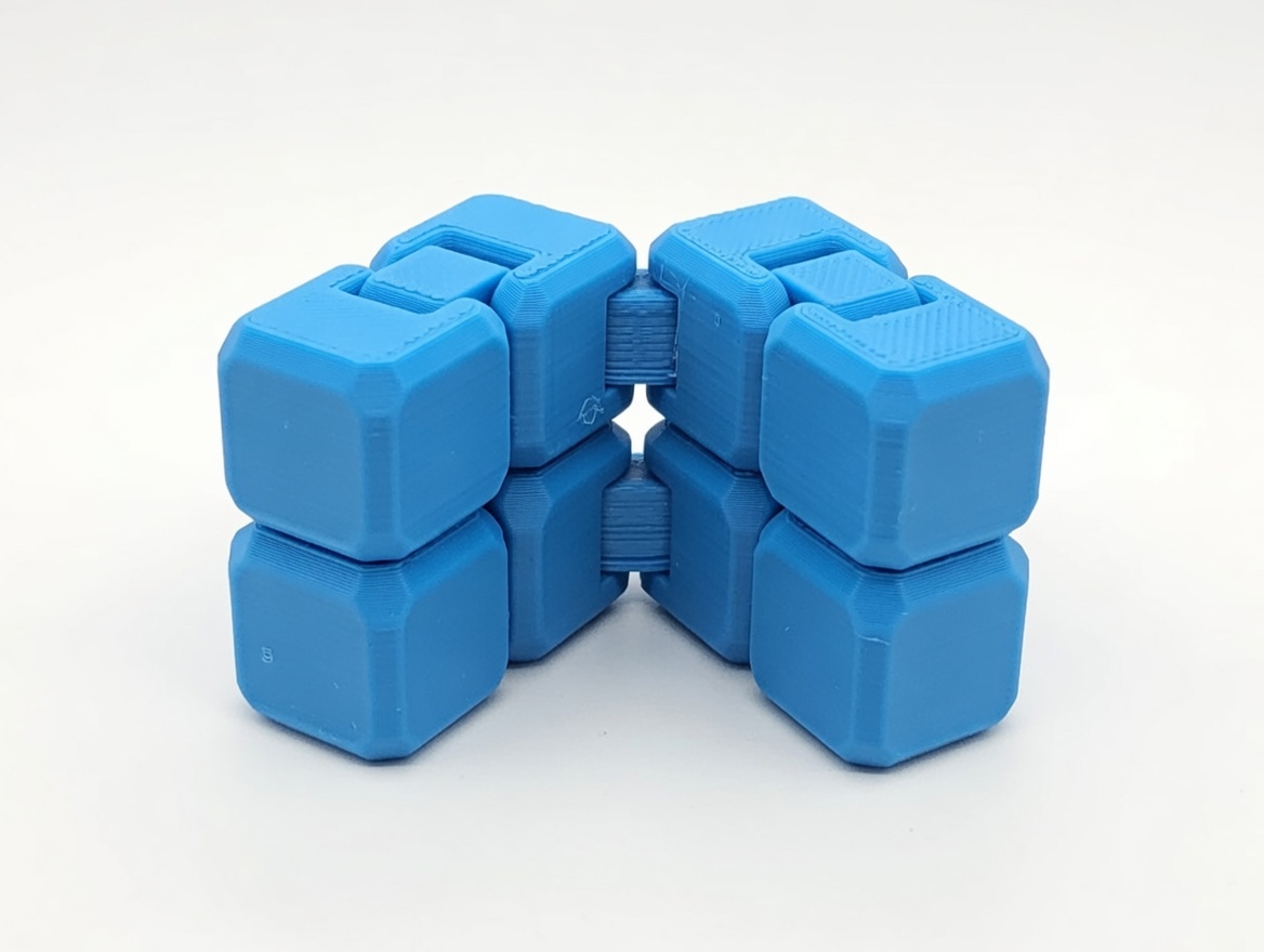 Miniatura 13 do modelo 3D Fidget Cube Toy: Angled