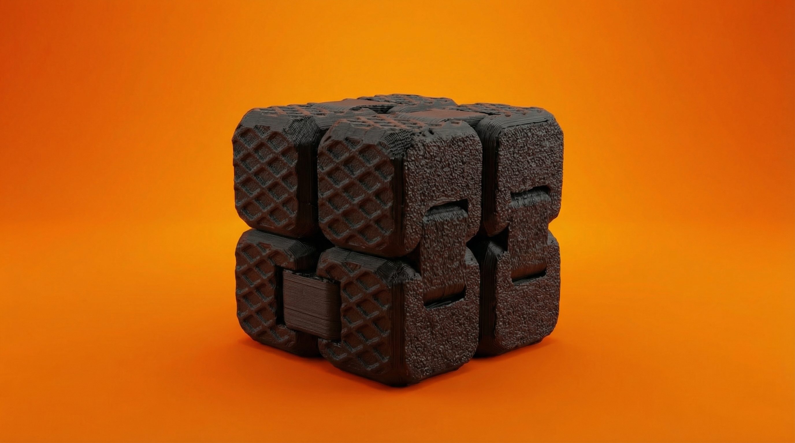 Miniatura 12 do modelo 3D Fidget Cube Toy: Angled