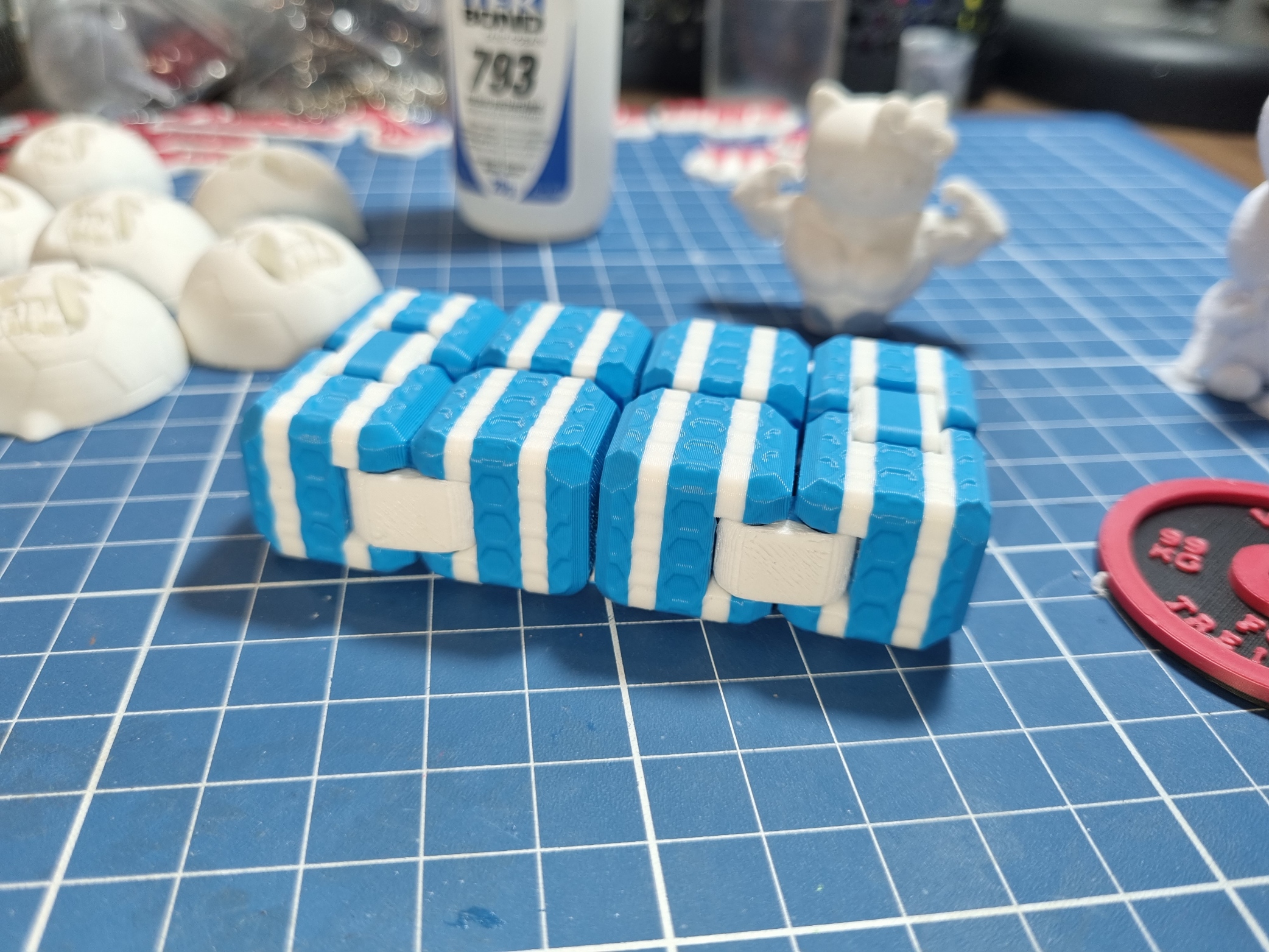 Miniatura 21 do modelo 3D Fidget Cube Toy: Angled