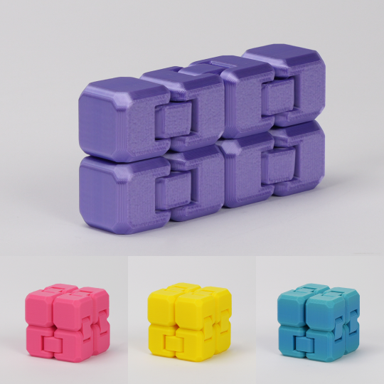 Miniatura 1 do modelo 3D Fidget Cube Toy: Angled