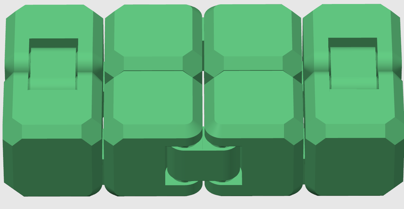 Miniatura 26 do modelo 3D Fidget Cube Toy: Angled