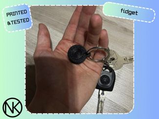 Fidget keychain