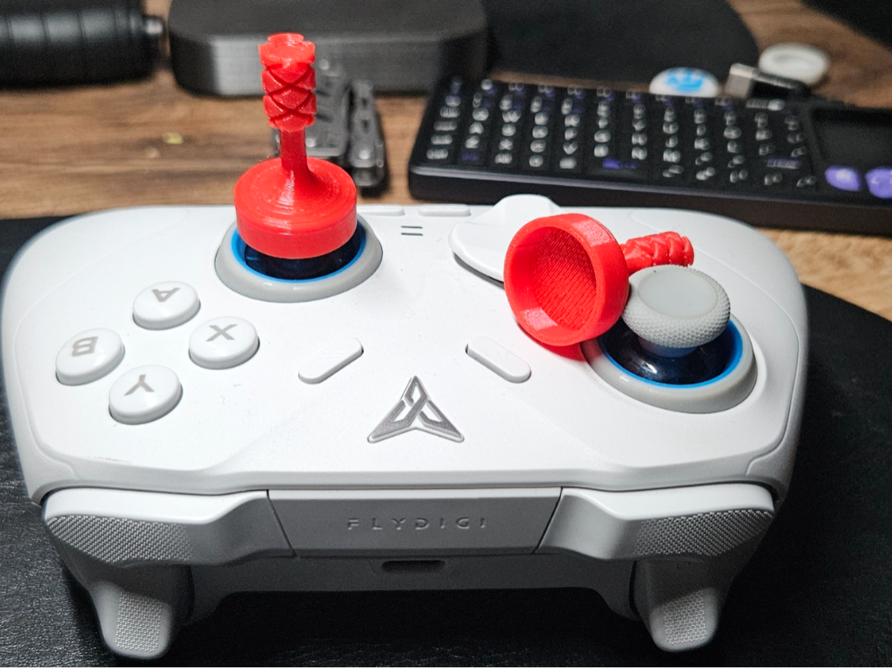 Extended FPV simulator sticks for Flydigi Direwolf