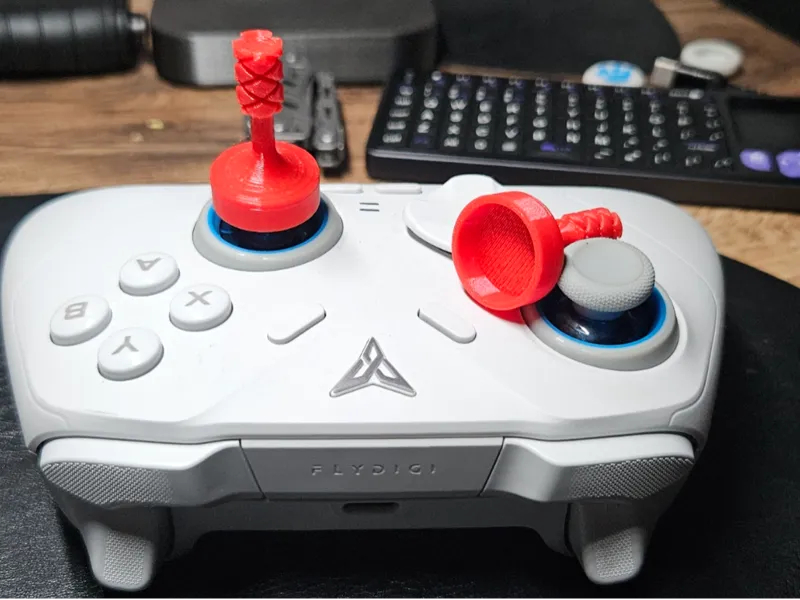 Extended FPV simulator sticks for Flydigi Direwolf