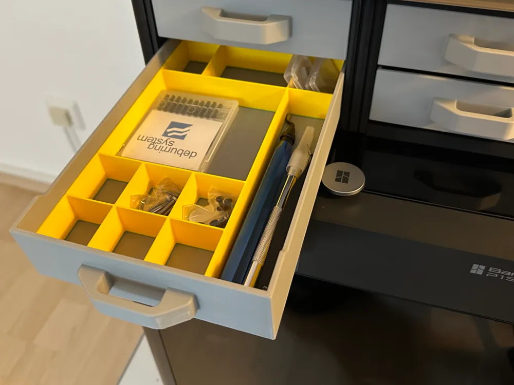 AMS Stand Drawer Simple Sectioning by habitoti - MakerWorld