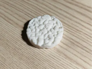 Rice waffle keychain