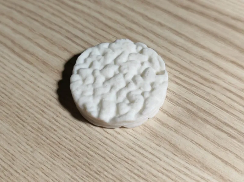 Rice waffle keychain
