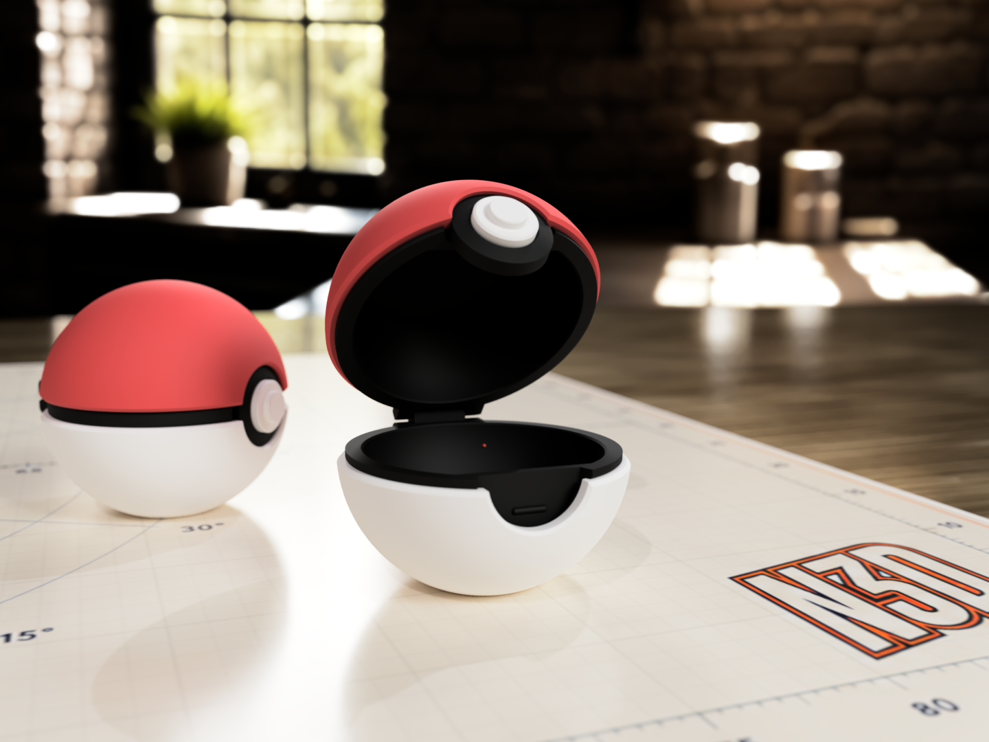N3D Hinged Pokeball. NEW!! - 1