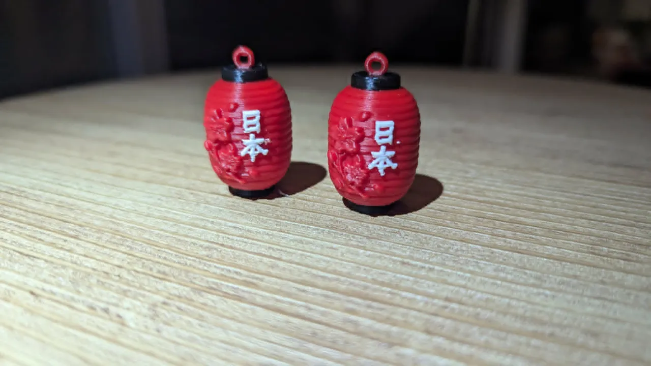 Osaka Akari Lantern Earrings view 4
