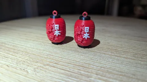 Osaka Akari Lantern Earrings view 4