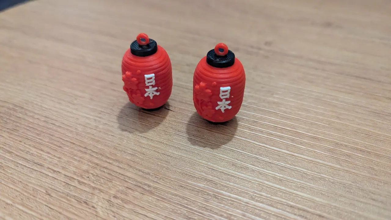 Osaka Akari Lantern Earrings view 2