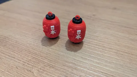 Osaka Akari Lantern Earrings view 2