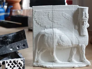 TPU Mold for Casting Lamassu Sculpture