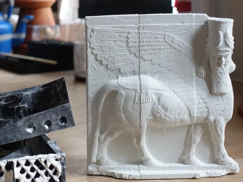 TPU Mold for Casting Lamassu Sculpture